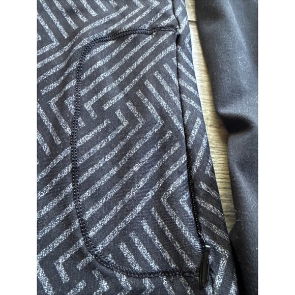 UNIQUELY Lorna Jane Women Black White Track Jacket Size XS Zip Up Collar - Picture 6 of 8